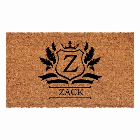 Calloway Mills Monogram Door Mat, Black, Natural, 36 in W x 72 in L 108243672Z